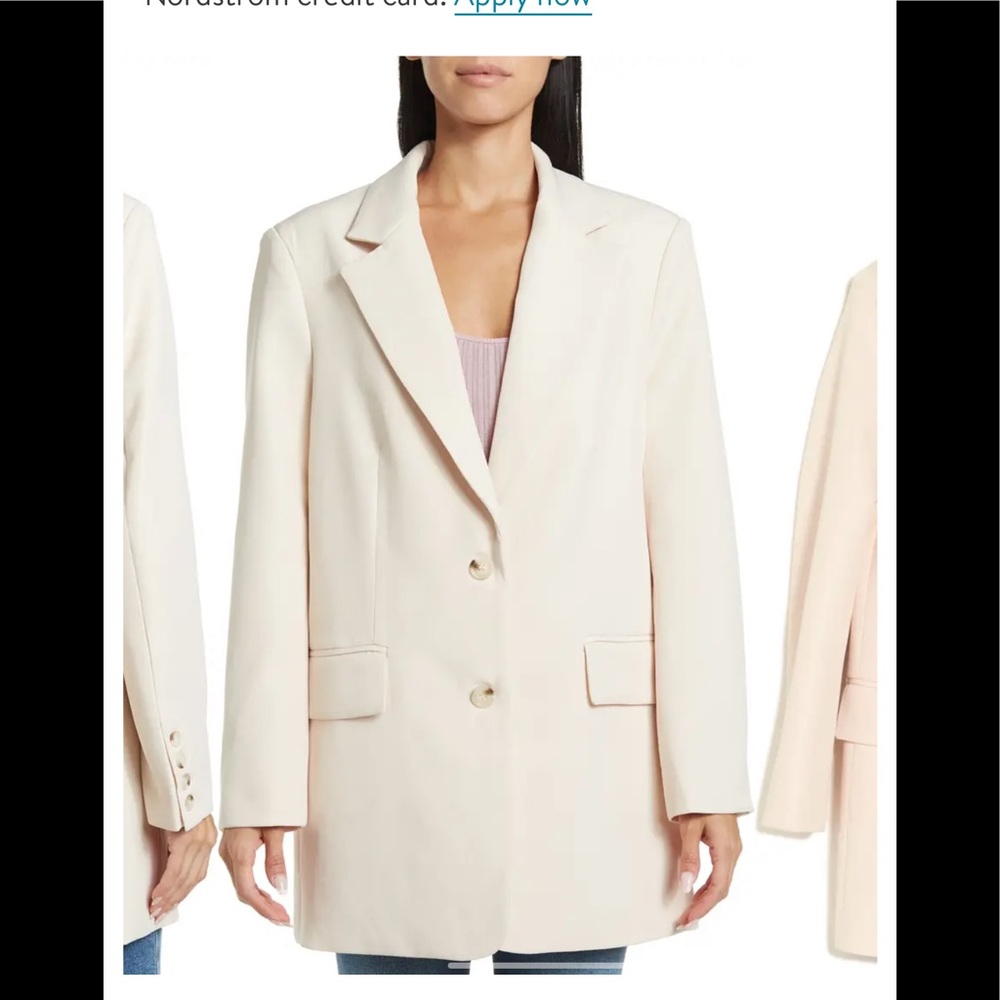 Walter Baker Cream Blazer